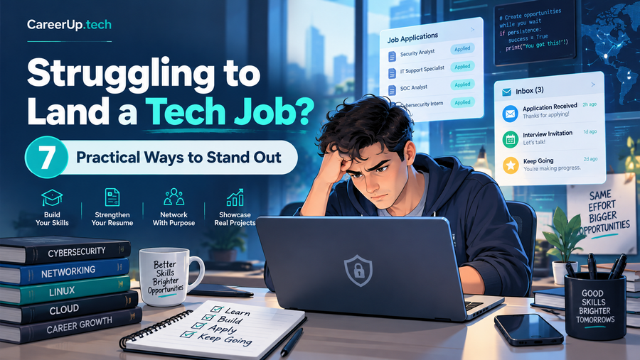 Struggling to Land a Tech Job? 7 Practical Ways to Stand Out