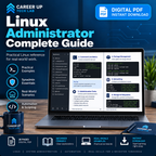 Linux Administrator Complete Guide, 28-page digital PDF with practical Linux commands, system administration essentials, networking, security, automation, and real-world examples.