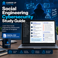 Social Engineering Cybersecurity Study Guide digital PDF for beginners covering common tactics, warning signs, defensive strategies, and practical ways to recognize social engineering attacks.