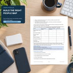 Cybersecurity networking worksheet for identifying hiring managers, recruiters, security professionals, and useful professional connections.