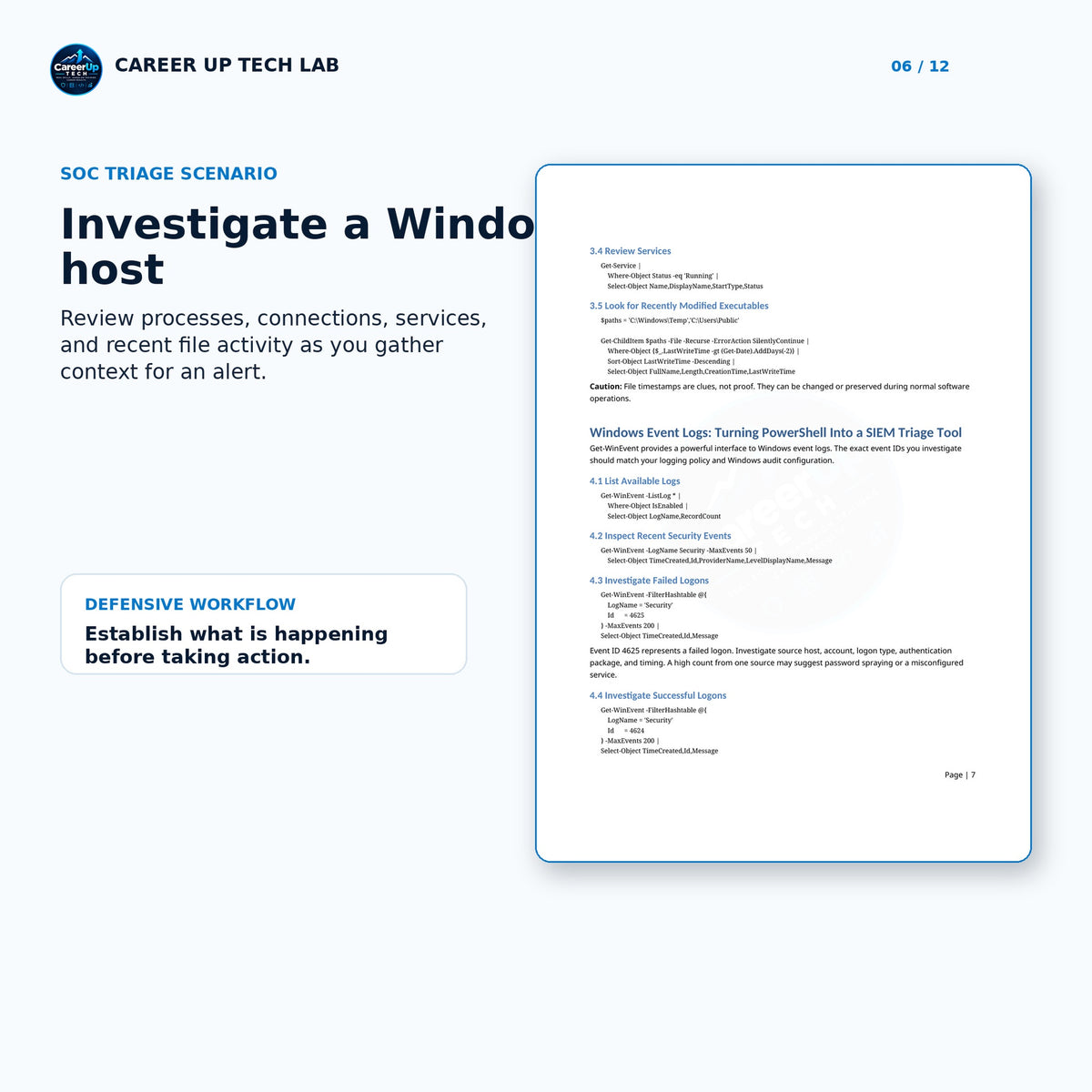 PowerShell for Cybersecurity Professionals: 50 Defensive Scripts