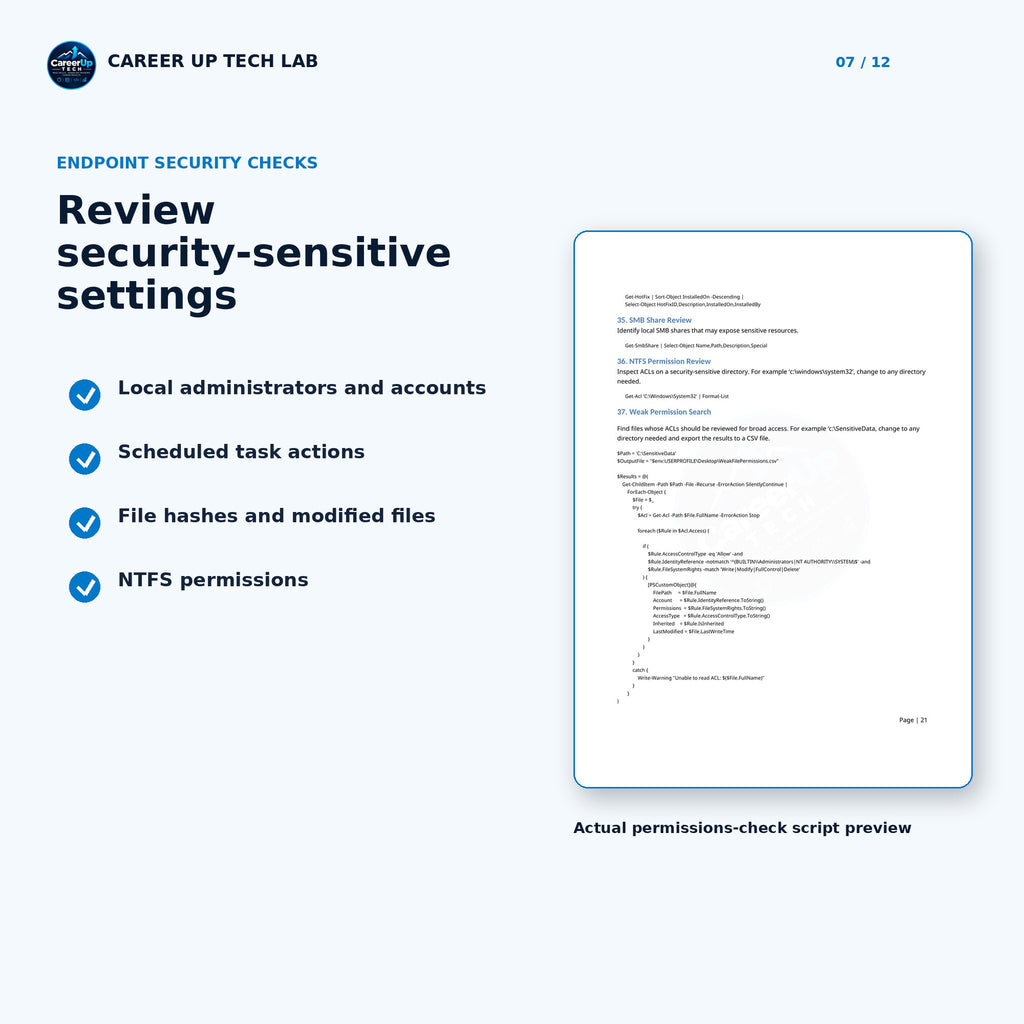 PowerShell for Cybersecurity Professionals: 50 Defensive Scripts