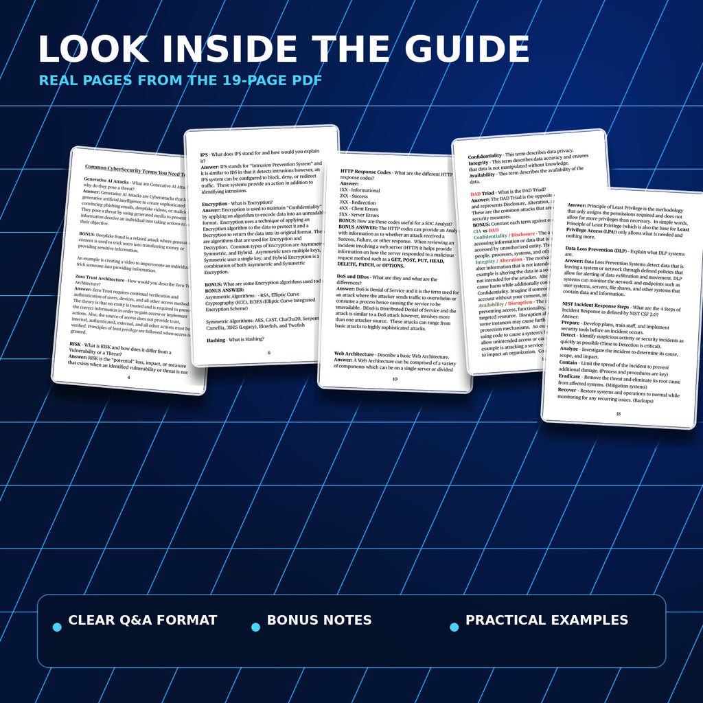 Cybersecurity Terms: Must-Know Study Guide PDF