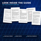 Preview of genuine interior pages from the Cybersecurity Terms Study Guide PDF.