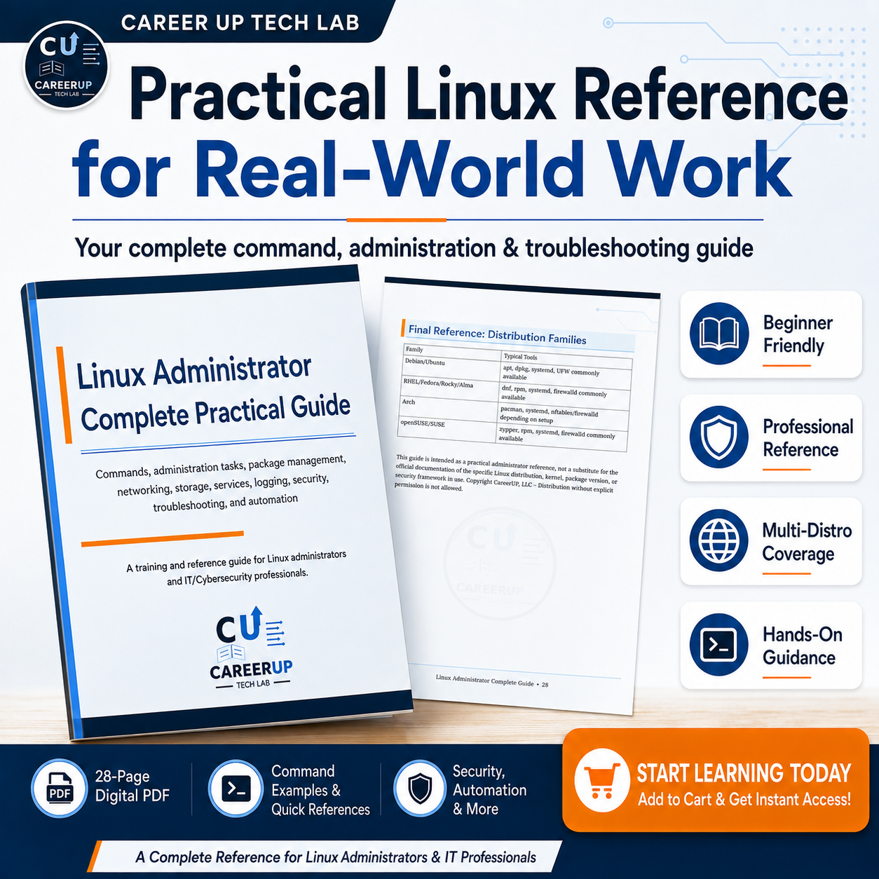 Linux Administrator Complete Guide: Practical Sysadmin Reference