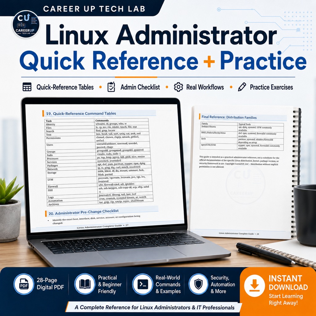 Linux Administrator Complete Guide: Practical Sysadmin Reference