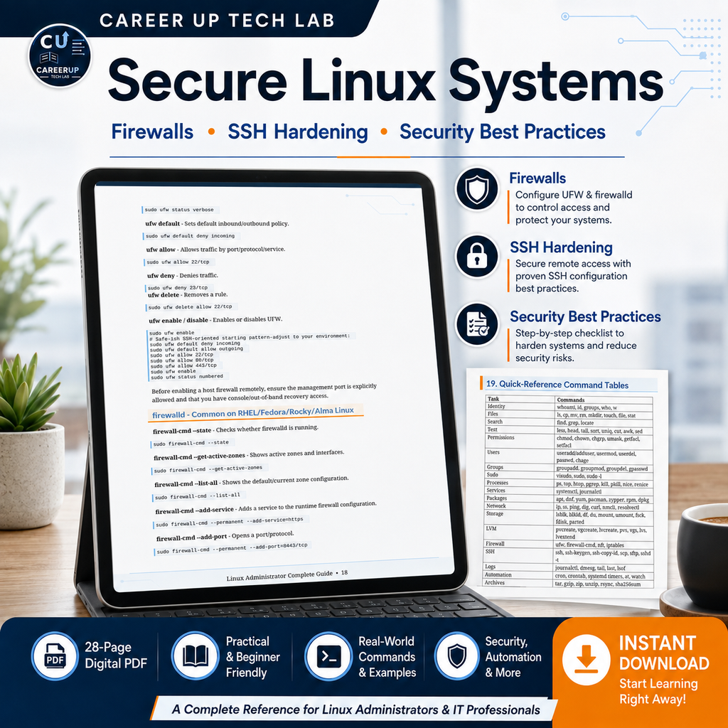 Linux Administrator Complete Guide: Practical Sysadmin Reference