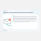 Actual Social Engineering study guide page explaining phishing, pharming, malicious links, and email-based social engineering risks.